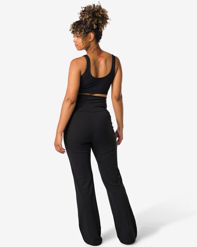 pantalon yoga femme noir noir - 1000030597 - HEMA