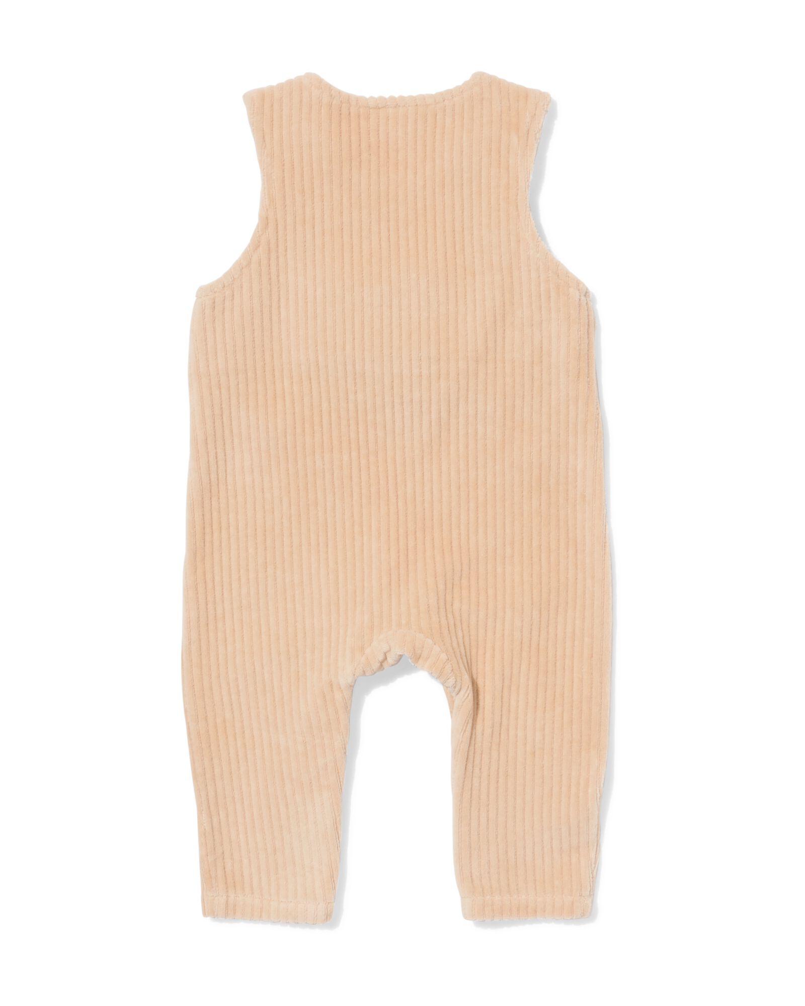 salopette velours c&ocirc;tel&eacute; nouveau-n&eacute; marron clair - 33428520LIGHTBROWN - HEMA