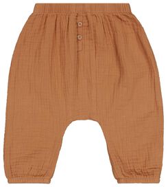 pantalon nouveau-né marron marron - 1000027320 - HEMA