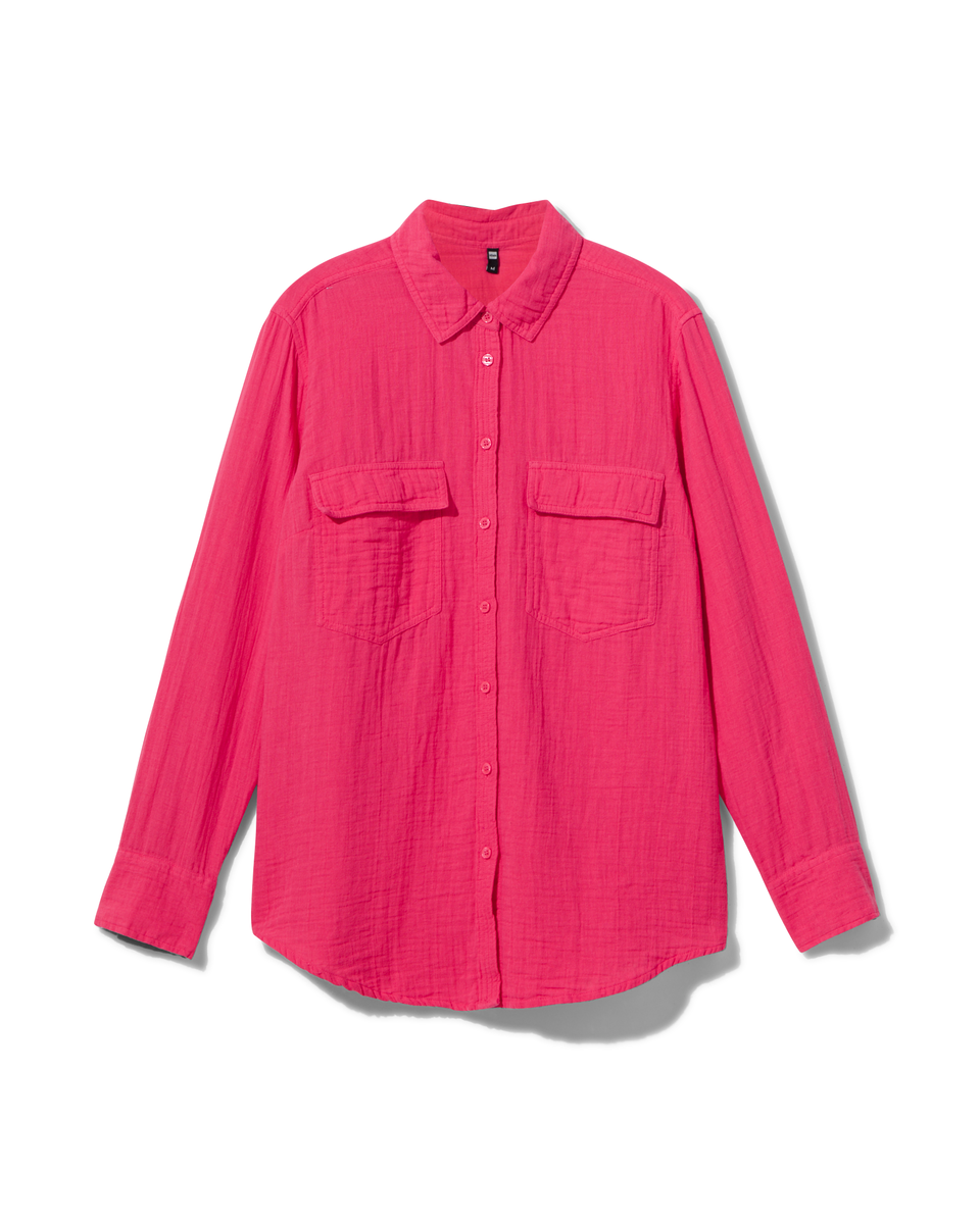 dames blouse Jaimy roze - 1000029927 - HEMA