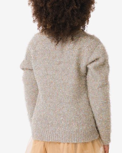 kindertrui glitter zilver zilver - 30834018SILVER - HEMA