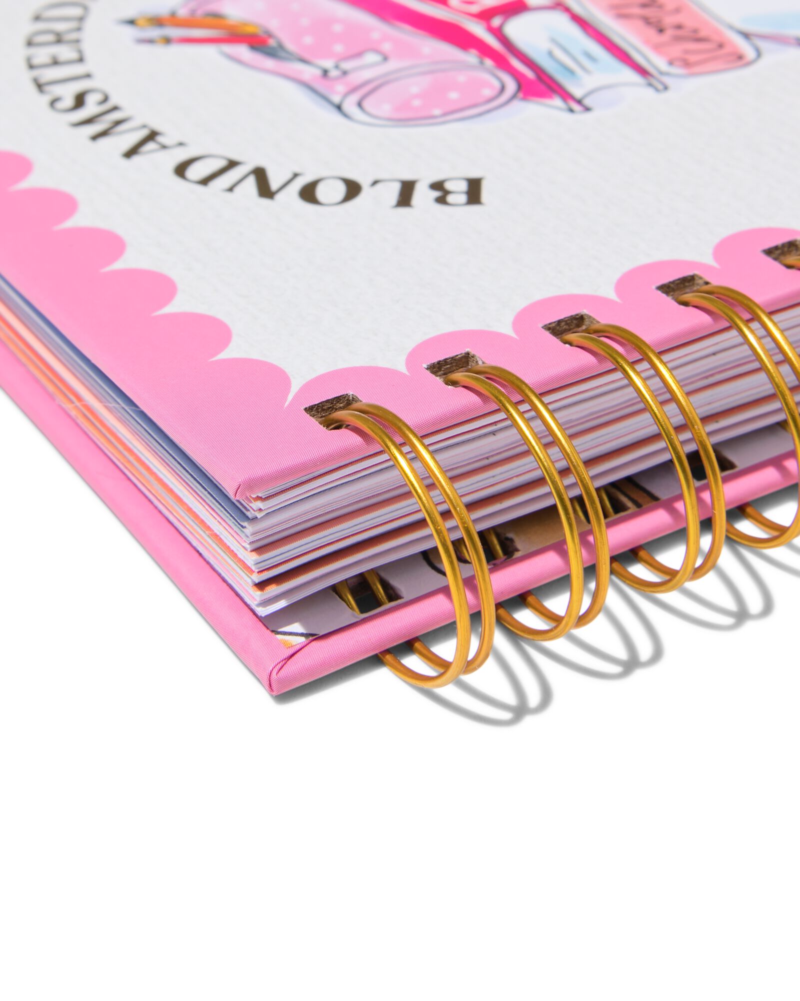 agenda scolaire Blond Amsterdam 2026-2027 15,5x19cm - 14904705 - HEMA
