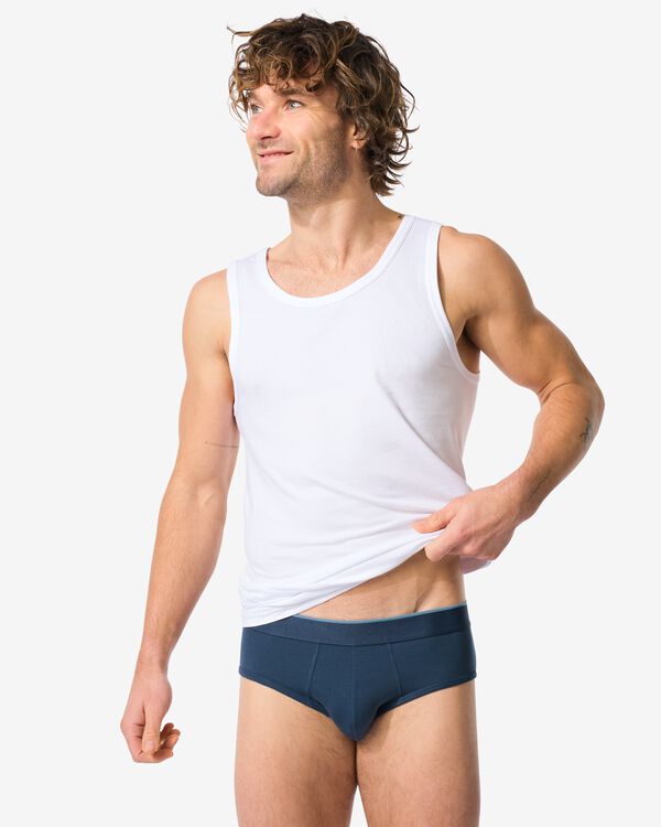 Herrenslips Perfect Comfort &ndash; 2 St&uuml;ck dunkelblau dunkelblau - 19190330DARKBLUE - HEMA