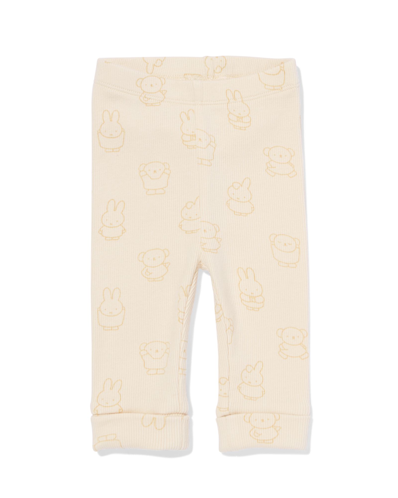 legging Miffy &eacute;volutif c&ocirc;tel&eacute; nouveau-n&eacute;  &eacute;cru &eacute;cru - 33441120ECRU - HEMA