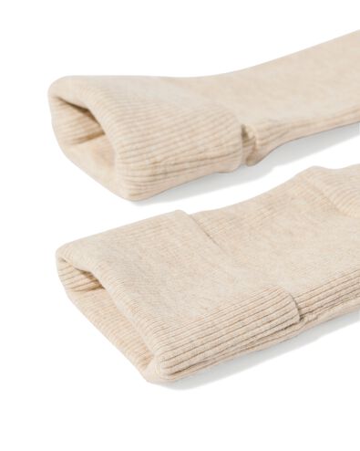 Newborn-Leggings zum Mitwachsen, LENZING&trade; ECOVERO&trade;, gerippt sandfarben sandfarben - 33431020SAND - HEMA