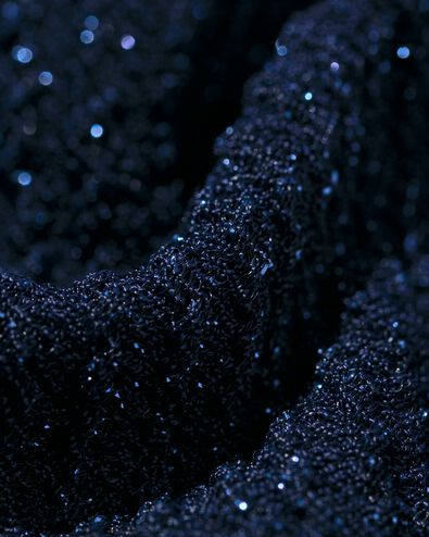 damesbroek Erin glitter blauw - 36205650BLUE - HEMA