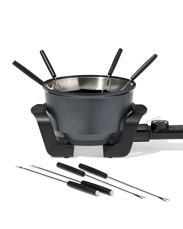 Fondue-Set aus Edelstahl - 80020028 - HEMA