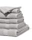 serviette de qualité supérieure 70 x 140 - gris clair gris clair serviette 70 x 140 - 5240205 - HEMA