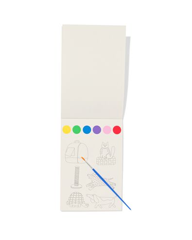 livre d'aquarelle 14x21cm animaux domestiques  - 15900103 - HEMA