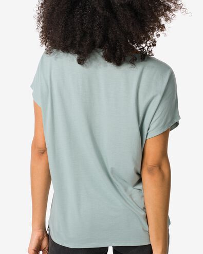 t-shirt femme Amelie avec bambou gris L - 36355273 - HEMA