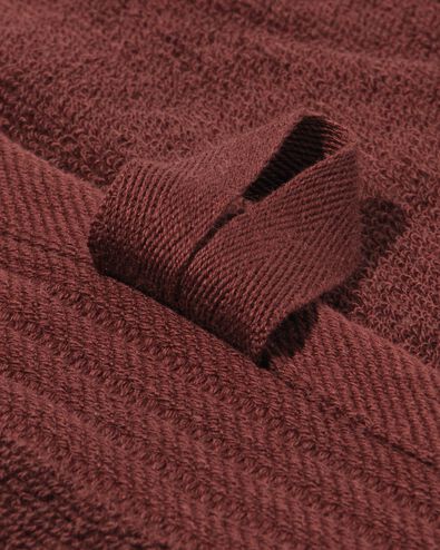 essuie-mains 50x50cm coton marron - 5400098 - HEMA
