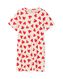 chemise de nuit femme coton avec cœurs rouge S - 23440081 - HEMA