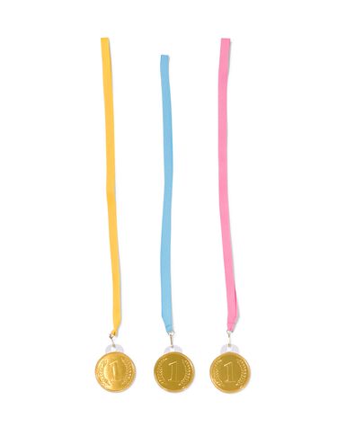 melkchocolade medailles - 3 stuks - 10200051 - HEMA