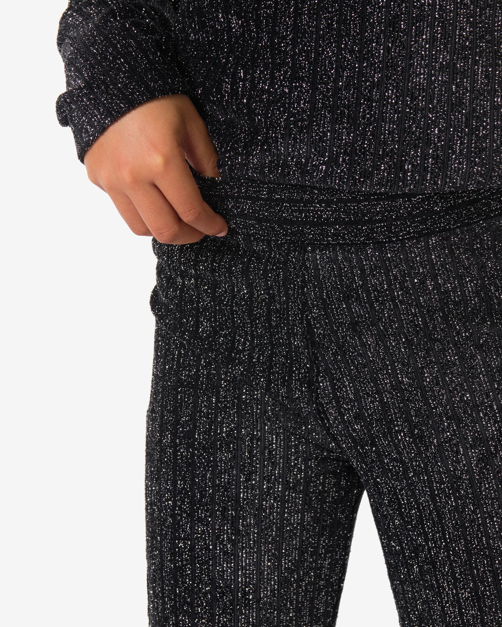 kinderlegging glitter zwart zwart - 30836904BLACK - HEMA