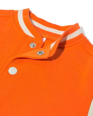 Baby-Bomberjacke aus Sweatstoff, K&ouml;nigstag orange orange - 33193470ORANGE - HEMA