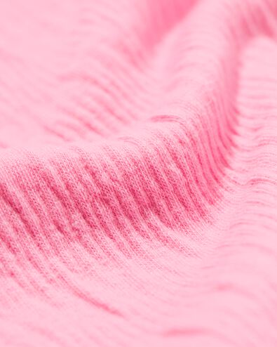 Kinder-T-Shirt mit Struktur rosa rosa - 30842754PINK - HEMA