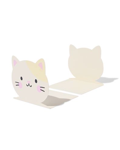 serre-livres 14,5x12,2 cm acier chat - 2 pi&egrave;ces - 14803965 - HEMA