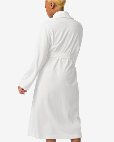 peignoir femme coton blanc S/M - 23490017 - HEMA
