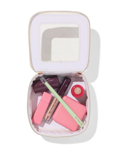 mini toilettas 6x12cm transparant - 11890750 - HEMA