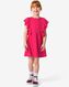 robe enfant à volants rose 98/104 - 30864371 - HEMA