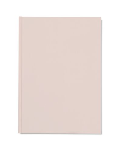 Blanko-Notizbuch, DIN A4, rosa - 14598836 - HEMA