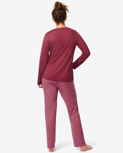 Damen-Pyjama, Miffy, Mikrofaser mauve XL - 23460209 - HEMA