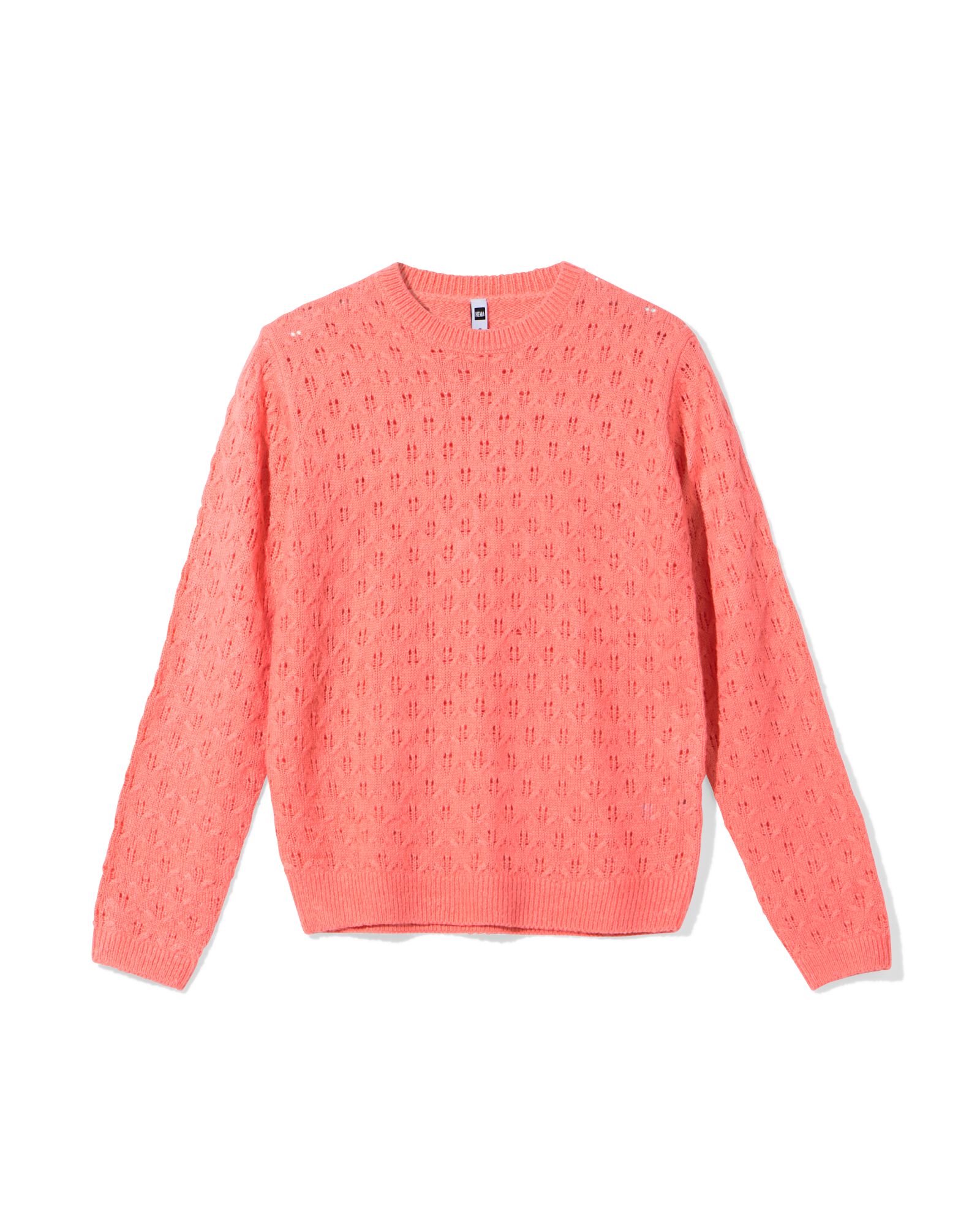 Damen-Pullover Golda, Ajourmuster rosa rosa - 36207570PINK - HEMA