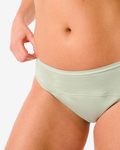 culotte menstruelle coton vert clair vert clair - 1000031538 - HEMA