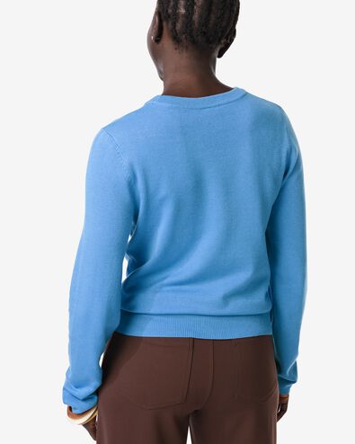 Damenpullover Lila, Feinstrick blau blau - 36207160BLUE - HEMA