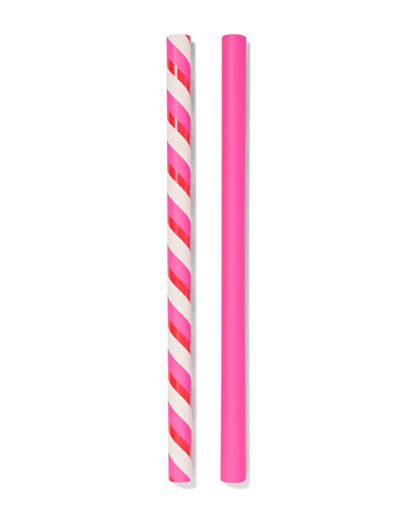 papier d'emballage 70x200 candy cane - 2 pcs. - 25710086 - HEMA