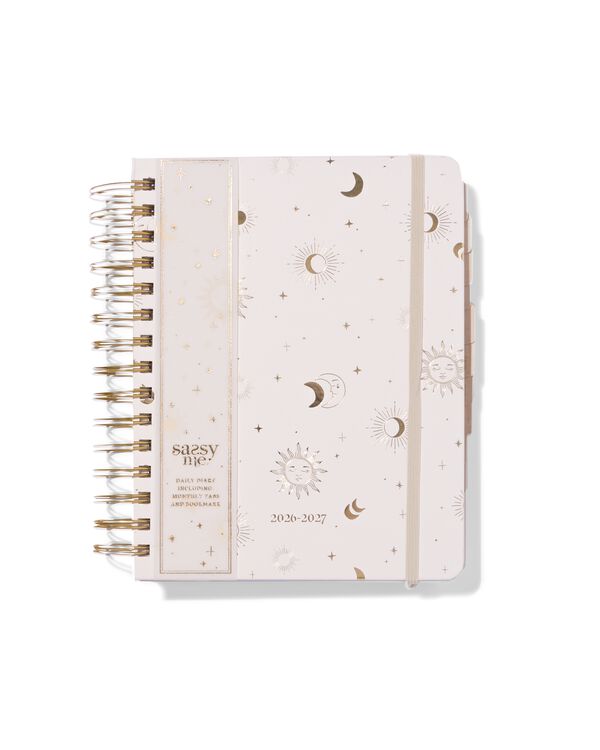 agenda scolaire sassy me 2026-2027 18x21,7x3,5cm lunes - 14505656 - HEMA
