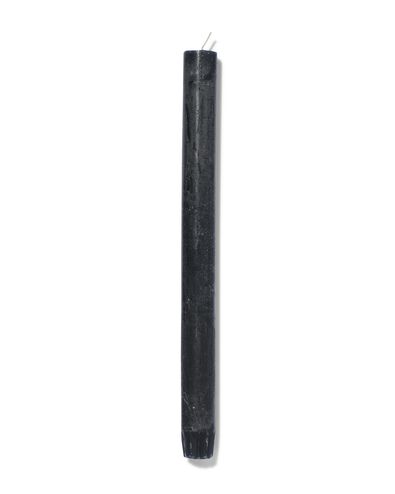 Rustikale Haushaltskerze &Oslash; 2,2 &times; 27 cm, Schwarz schwarz 2.2 x 27 - 13503292 - HEMA