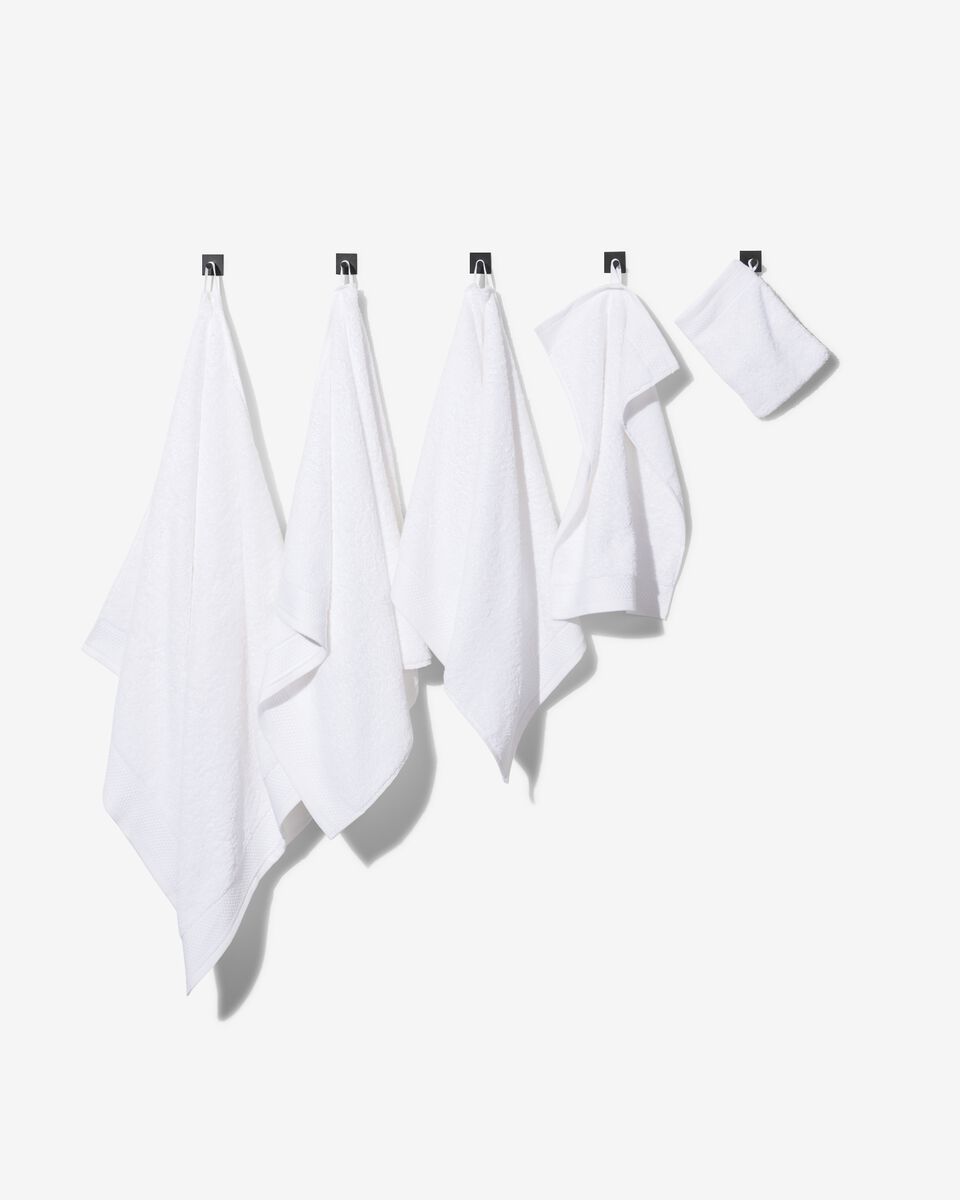 serviette de bain - 60x110 cm - hôtel - blanc - 5216010 - HEMA