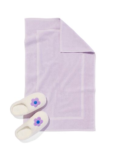 tapis de bain 50x85 qualit&eacute; &eacute;paisse lilas - 5245403 - HEMA