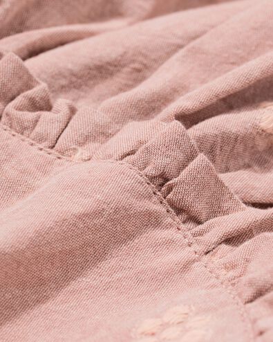 jupe trap&egrave;ze enfant fleurs vieux rose vieux rose - 30844857OLDPINK - HEMA