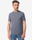 heren t-shirt met stretch grijs XXL - 2115238 - HEMA