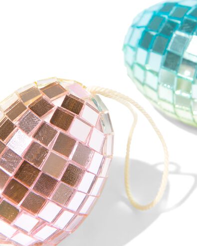 paashangers 11x9x4cm disco ei - 4 stuks - 25800172 - HEMA