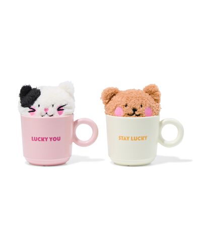 mok met knuffeltje  - 61100071 - HEMA