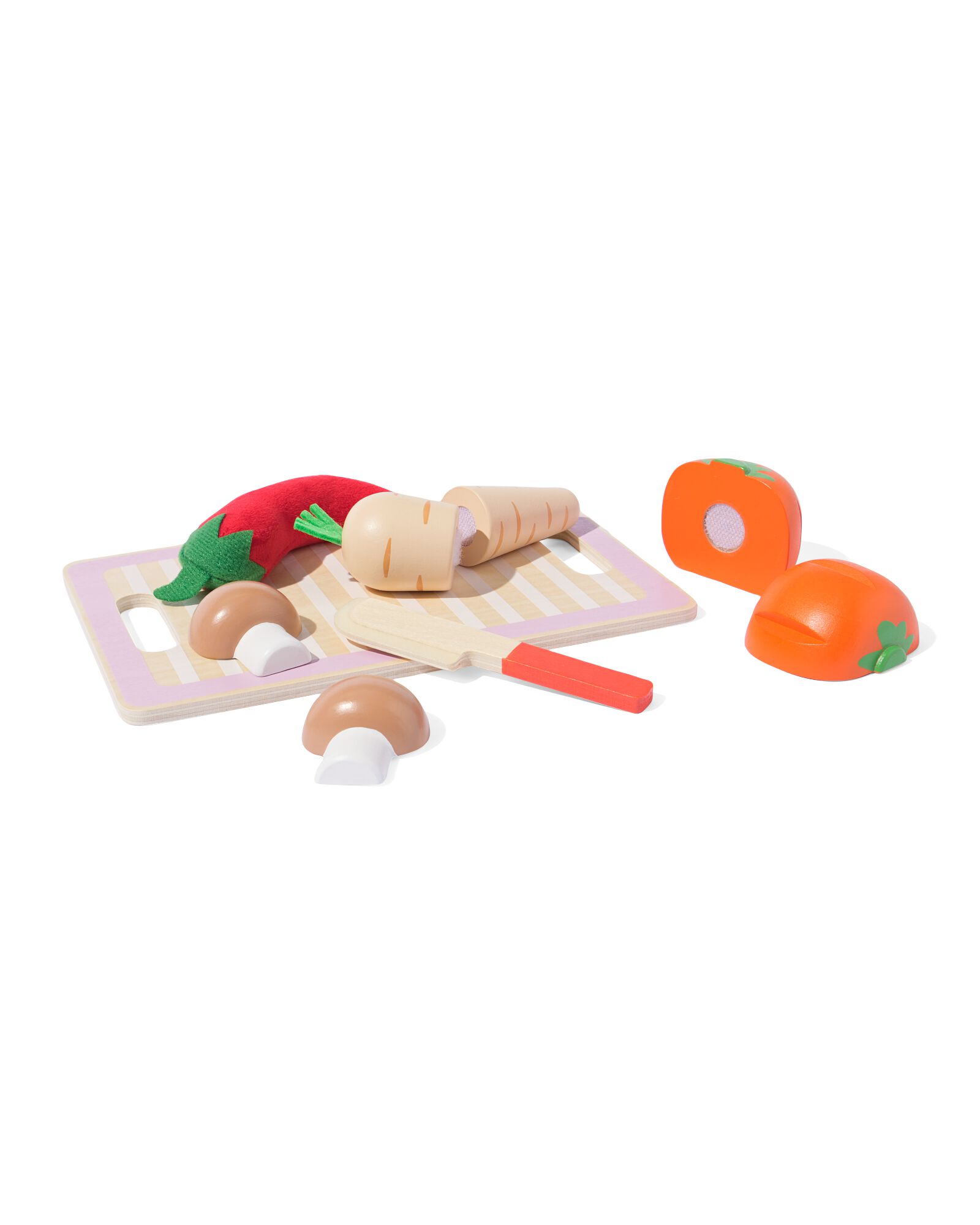 l&eacute;gumes oubli&eacute;s en bois 6 pi&egrave;ces - 15100590 - HEMA