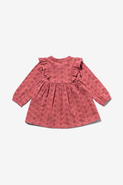 Baby-Kleid mit Stickerei rosa rosa - 1000029729 - HEMA