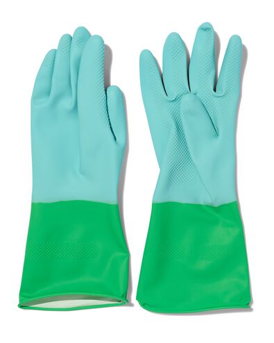 gants de m&eacute;nage en latex bleus L (8-8,5) - 20540033 - HEMA