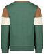 Kinder-Sweatshirt mit Farbflächen grün grün - 1000026350 - HEMA