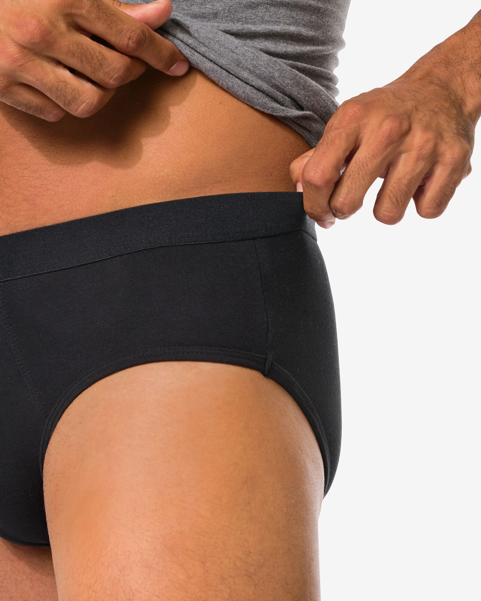 herenslips - 3 stuks zwart zwart - 1000010251 - HEMA