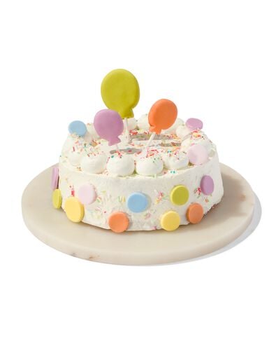 décoration pour gâteau comestible - fête confettis - 10290007 - HEMA