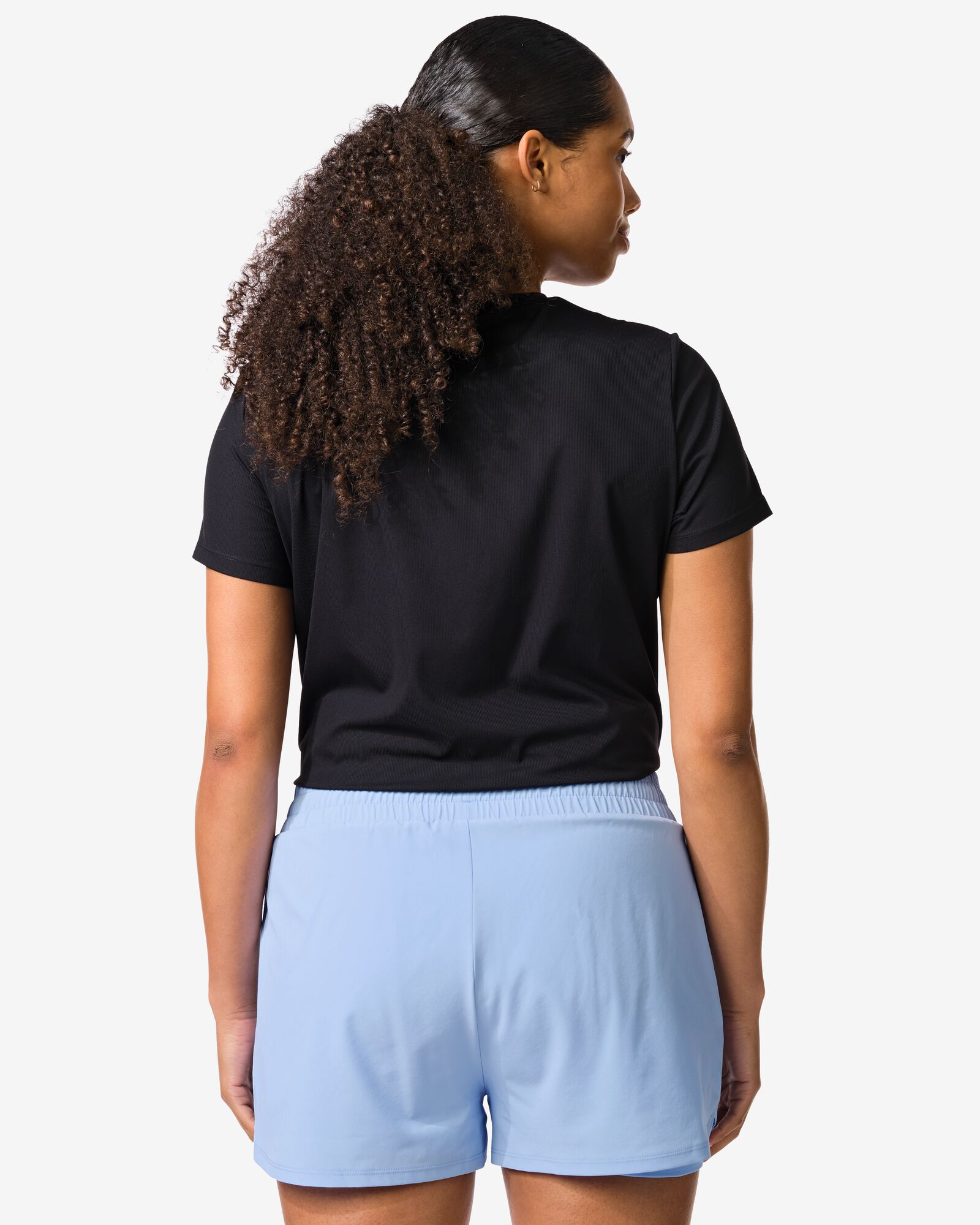 short de sport femme bleu clair bleu clair - 36000479LIGHTBLUE - HEMA