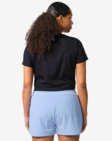 short de sport femme bleu clair bleu clair - 36000479LIGHTBLUE - HEMA