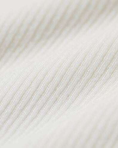 newborn meegroei overslag body rib  wit wit - 33430520WHITE - HEMA