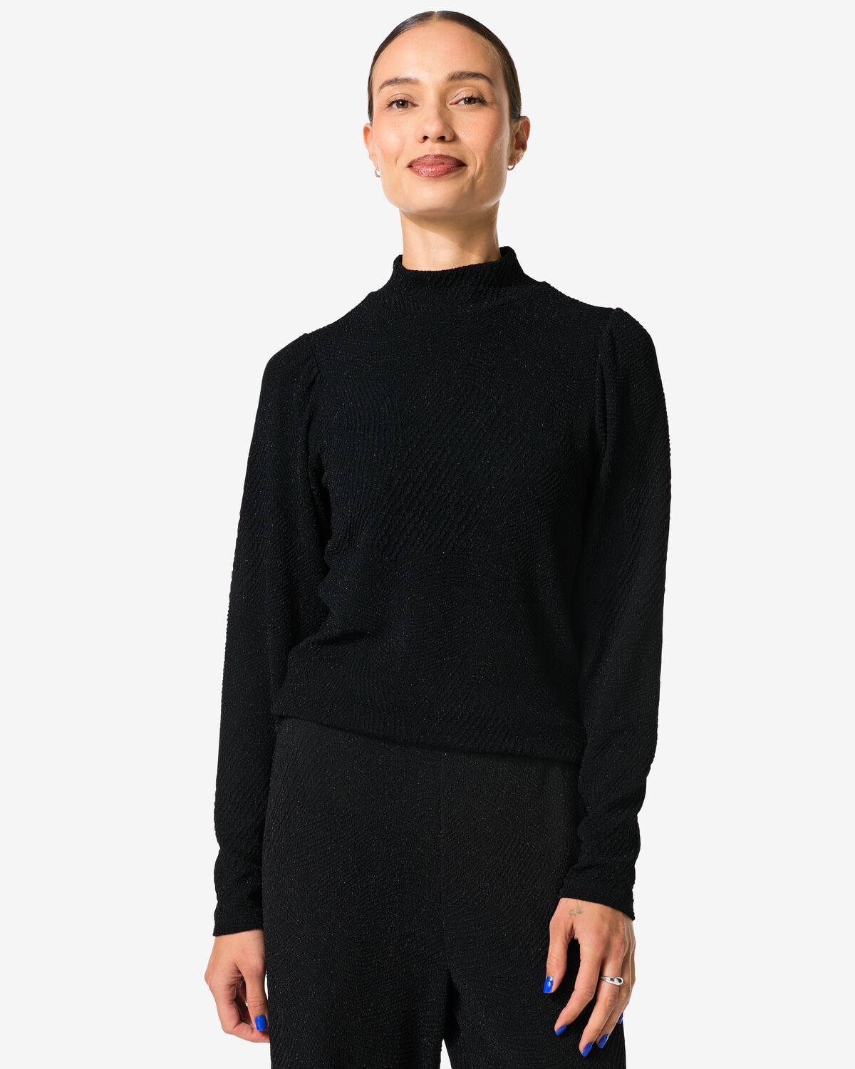 Damen Glitzer-Bekleidungsset Erin schwarz - 202026.0 - HEMA