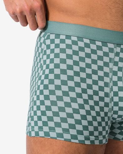 boxers courts blocs homme - lot de 3  vert vert - 19190270GREEN - HEMA