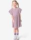robe enfant avec côtes violet 86/92 - 30834451 - HEMA
